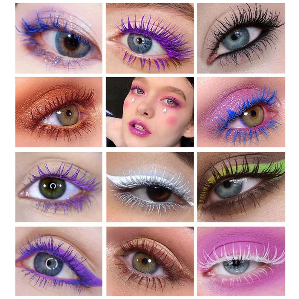 5D Mascara Thick Slender Curly Waterproof and Sweatproof 24h Lasting Effect Without Smudge Mascara Makeup Tools