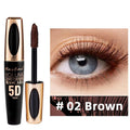5D Mascara Thick Slender Curly Waterproof and Sweatproof 24h Lasting Effect Without Smudge Mascara Makeup Tools