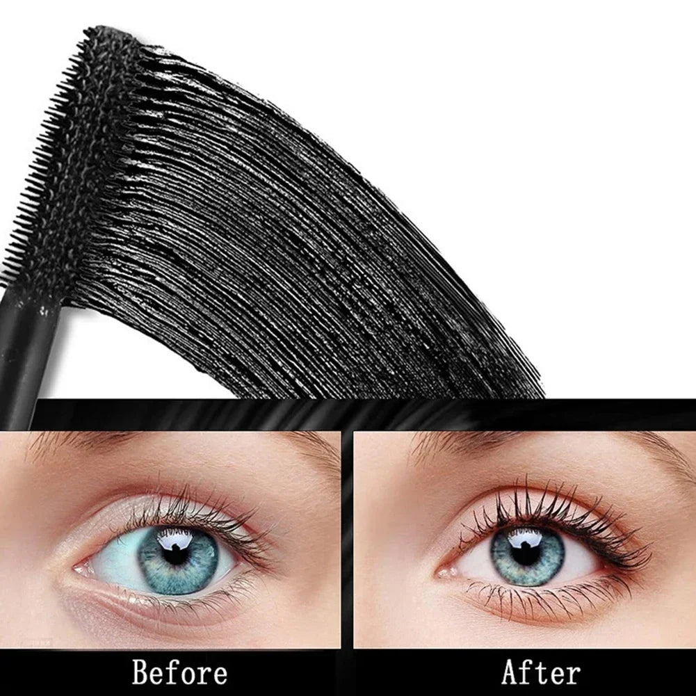 5D Mascara Thick Slender Curly Waterproof and Sweatproof 24h Lasting Effect Without Smudge Mascara Makeup Tools
